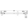 ATE 330268 ATE Original Front Brake Hydraulic Hose for Volvo 330268