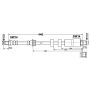 ATE 331239 ATE Original Front Brake Hydraulic Hose for BMW 331239