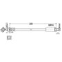 ATE 331307 ATE Original Front Brake Hydraulic Hose for BMW 331307