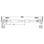 ATE 331378 ATE Original Front Brake Hydraulic Hose for Volkswagen 331378