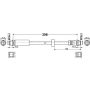 ATE 331435 ATE Original Front Brake Hydraulic Hose for Audi 331435