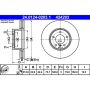 ATE 424203 ATE Original Front Disc Brake Rotor 424203 for BMW Pack of 2