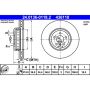 ATE 436118 ATE Original Front Right Disc Brake Rotor 436118 for BMW