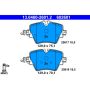 ATE 602601 ATE Original Semi-Metallic Front Disc Brake Pad Set 602601 for BMW, Mini, Toyota