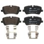 ATE 602604 ATE Original Semi-Metallic Rear Disc Brake Pad Set 602604 for Land Rover