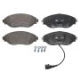 ATE 602617 ATE Original Semi-Metallic Front Disc Brake Pad Set 602617 for Audi, Volkswagen