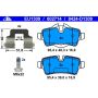 ATE 602714 ATE Original Semi-Metallic Rear Disc Brake Pad Set 602714 for Mini