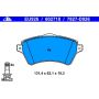 ATE 602718 ATE Original Semi-Metallic Front Disc Brake Pad Set 602718 for Land Rover