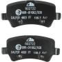 ATE 602722 ATE Original Semi-Metallic Rear Disc Brake Pad Set 602722 for Land Rover, Volvo