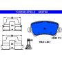ATE 602722 ATE Original Semi-Metallic Rear Disc Brake Pad Set 602722 for Land Rover, Volvo