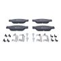 ATE 602729 ATE Original Semi-Metallic Front Disc Brake Pad Set 602729 for Ford, Jaguar