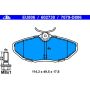ATE 602730 ATE Original Semi-Metallic Rear Disc Brake Pad Set 602730 for Ford, Jaguar