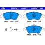 ATE 602734 ATE Original Semi-Metallic Front Disc Brake Pad Set 602734 for Mercedes-Benz