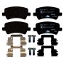 ATE 602736 ATE Original Semi-Metallic Rear Disc Brake Pad Set 602736 for Volvo