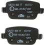 ATE 602737 ATE Original Semi-Metallic Rear Disc Brake Pad Set 602737 for Land Rover, Volvo