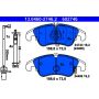 ATE 602746 ATE Original Semi-Metallic Front Disc Brake Pad Set 602746 for Audi