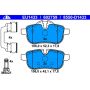 ATE 602759 ATE Original Semi-Metallic Rear Disc Brake Pad Set 602759 for BMW