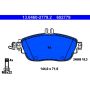 ATE 602779 ATE Semi-Metallic Front Disc Brake Pad Set 602779 for INFINITI, Mercedes-Benz