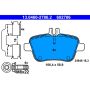 ATE 602786 ATE Semi-Metallic Rear Disc Brake Pad Set 602786 for INFINITI, Mercedes-Benz