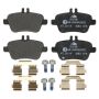 ATE 602786 ATE Semi-Metallic Rear Disc Brake Pad Set 602786 for INFINITI, Mercedes-Benz