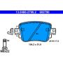 ATE 602790 ATE Original Semi-Metallic Rear Disc Brake Pad Set 602790 for Audi, Volkswagen