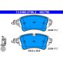 ATE 602796 ATE Original Semi-Metallic Rear Disc Brake Pad Set 602796 for Audi