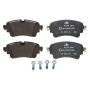 ATE 602796 ATE Original Semi-Metallic Rear Disc Brake Pad Set 602796 for Audi