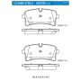 ATE 602799 ATE Original Semi-Metallic Rear Disc Brake Pad Set 602799 for Porsche