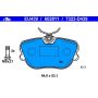 ATE 602811 ATE Original Semi-Metallic Front Disc Brake Pad Set 602811 for Saab