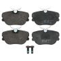 ATE 602811 ATE Original Semi-Metallic Front Disc Brake Pad Set 602811 for Saab