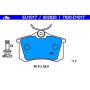 ATE 602820 ATE Original Semi-Metallic Rear Disc Brake Pad Set 602820 for Audi, Volkswagen