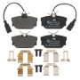 ATE 602872 ATE Original Semi-Metallic Rear Disc Brake Pad Set 602872 for Volkswagen