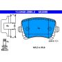 ATE 602880 ATE Original Semi-Metallic Rear Disc Brake Pad Set 602880 for Audi, Volkswagen