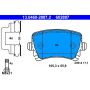 ATE 602887 ATE Original Semi-Metallic Rear Disc Brake Pad Set 602887 for Audi, Volkswagen