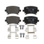 ATE 602887 ATE Original Semi-Metallic Rear Disc Brake Pad Set 602887 for Audi, Volkswagen