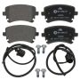 ATE 602890 ATE Original Semi-Metallic Rear Disc Brake Pad Set 602890 for Audi, Volkswagen