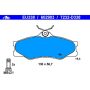 ATE 602903 ATE Original Semi-Metallic Front Disc Brake Pad Set 602903 for Volkswagen