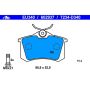 ATE 602937 ATE Original Semi-Metallic Rear Disc Brake Pad Set 602937 for Volkswagen