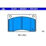 ATE 602953 ATE Original Semi-Metallic Front Disc Brake Pad Set 602953 for Volvo