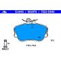 ATE 602975 ATE Original Semi-Metallic Front Disc Brake Pad Set 602975 for Mercedes-Benz