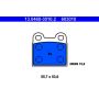 ATE 603010 ATE Semi-Metallic Front Disc Brake Pad Set 603010 for Opel, Saab, Volkswagen
