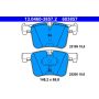 ATE 603857 ATE Original Semi-Metallic Front Disc Brake Pad Set 603857 for BMW