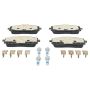 ATE 603882 ATE Original Semi-Metallic Front Disc Brake Pad Set 603882 for Mercedes-Benz