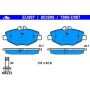 ATE 603999 ATE Original Semi-Metallic Front Disc Brake Pad Set 603999 for Mercedes-Benz