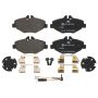 ATE 603999 ATE Original Semi-Metallic Front Disc Brake Pad Set 603999 for Mercedes-Benz