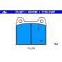ATE 604048 ATE Original Semi-Metallic Front Disc Brake Pad Set 604048 for Porsche
