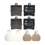 ATE 604064 ATE Semi-Metallic Rear Disc Brake Pad Set 604064 for Chrysler, Mercedes-Benz