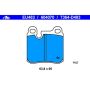 ATE 604070 ATE Original Semi-Metallic Rear Disc Brake Pad Set 604070 for Porsche