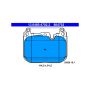 ATE 604702 ATE Original Semi-Metallic Front Disc Brake Pad Set 604702 for BMW, Mini