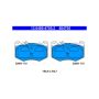 ATE 604705 ATE Original Semi-Metallic Front Disc Brake Pad Set 604705 for Mercedes-Benz
